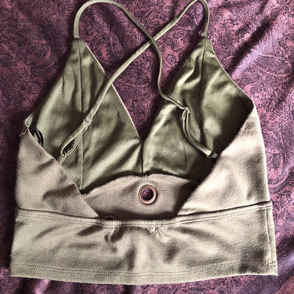 NWOT Party Clubbing Sexy Crop Top - Picture 2 of 2
